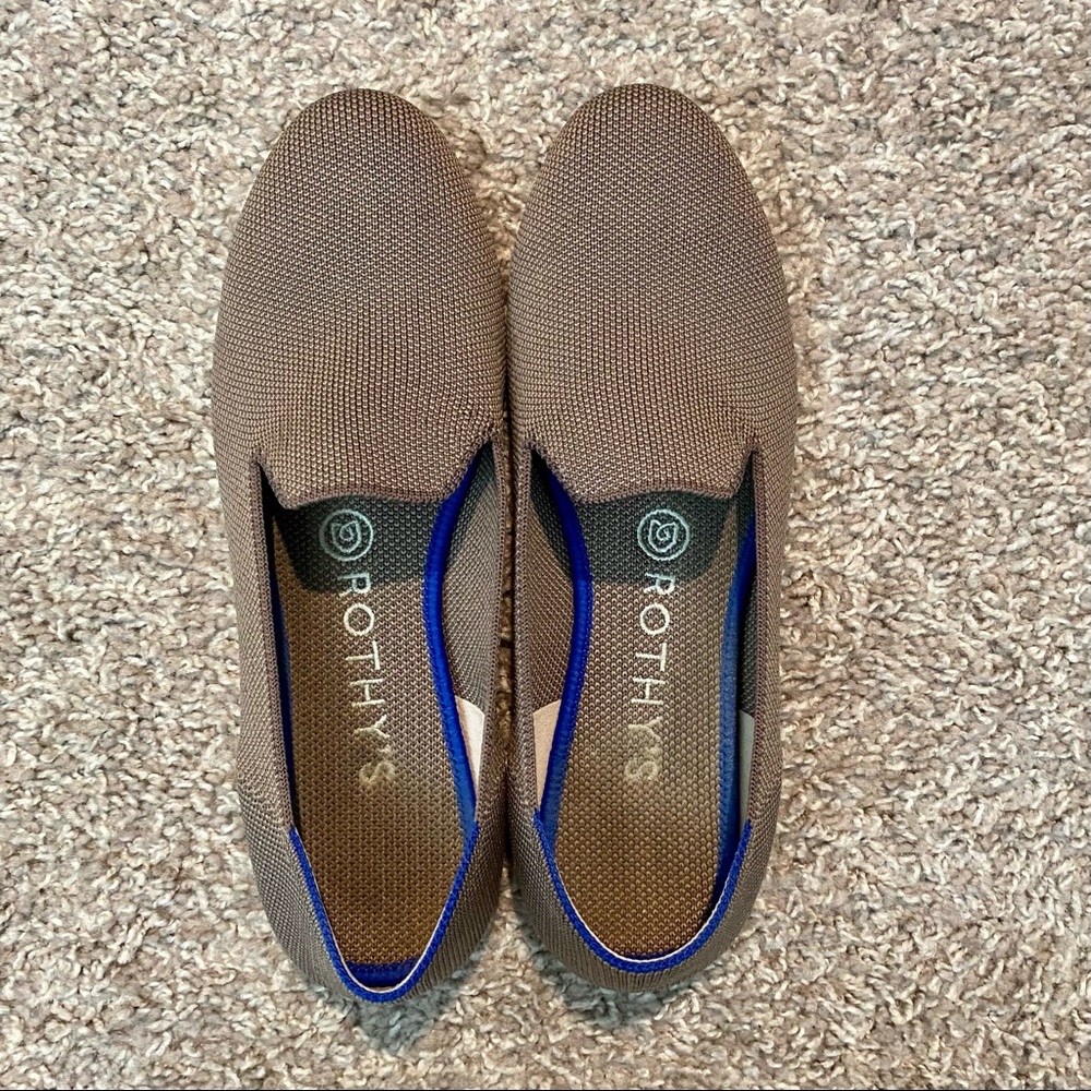 Grey Rothy’s Flats